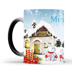 Merry Christmas Color Changing Ceramic Mug