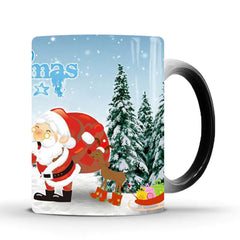 Merry Christmas Color Changing Ceramic Mug