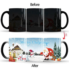 Merry Christmas Color Changing Ceramic Mug